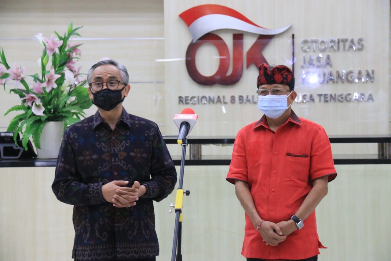 podiumnews.com-Bertemu Dewan Komisioner OJK, Koster Diskusikan Pemulihan Perekonomian Bali 